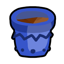 Blue Clay Planter