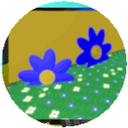 Blue Flower Field